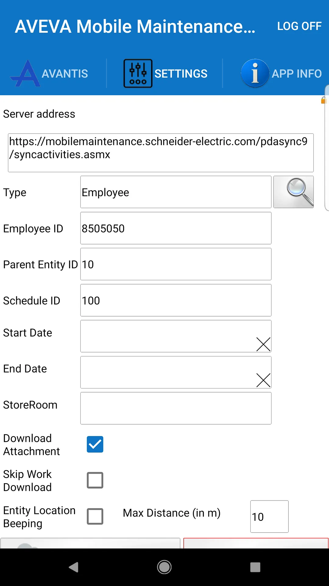 AVEVA Mobile Maintenance V9.2 | Indus Appstore | Screenshot