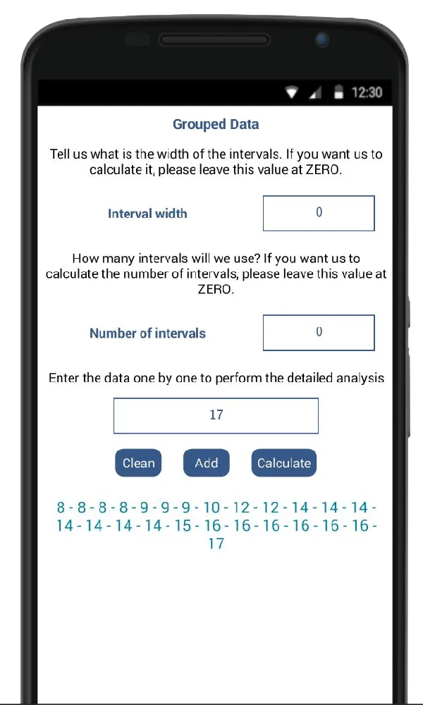 Statistics Calculator | Indus Appstore | Screenshot