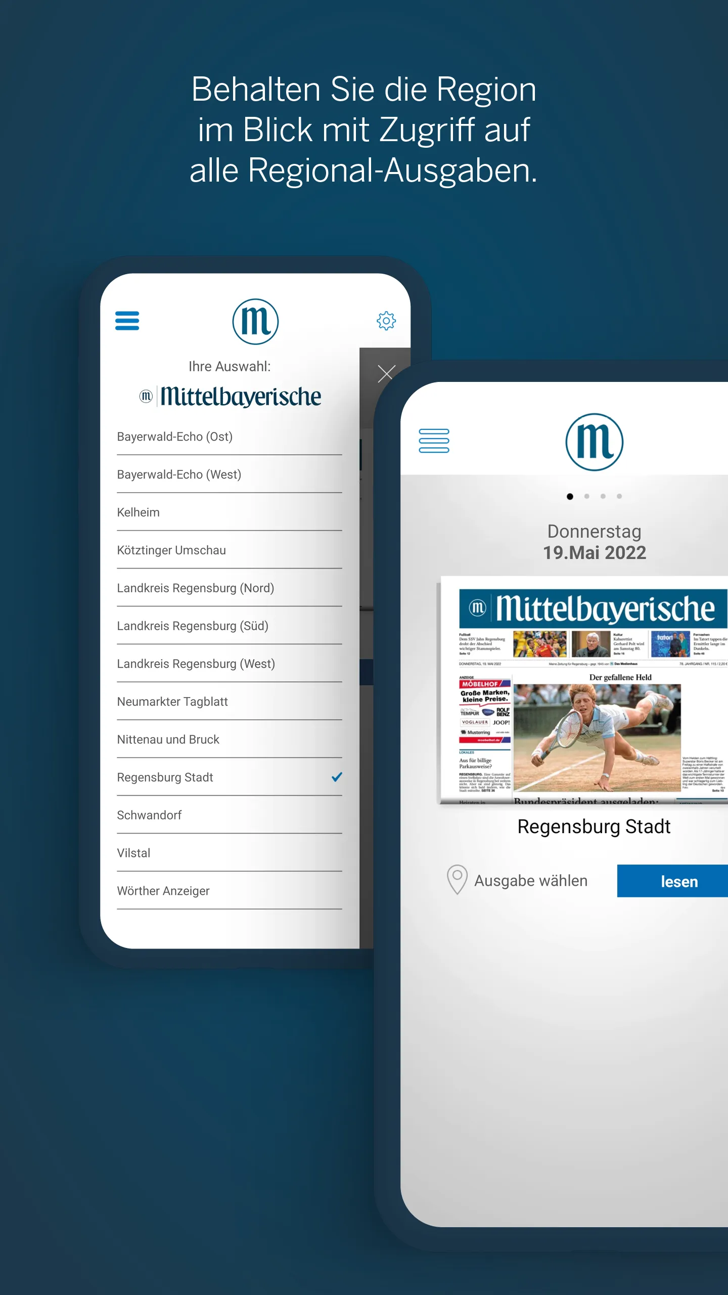 Mittelbayerische ePaper | Indus Appstore | Screenshot