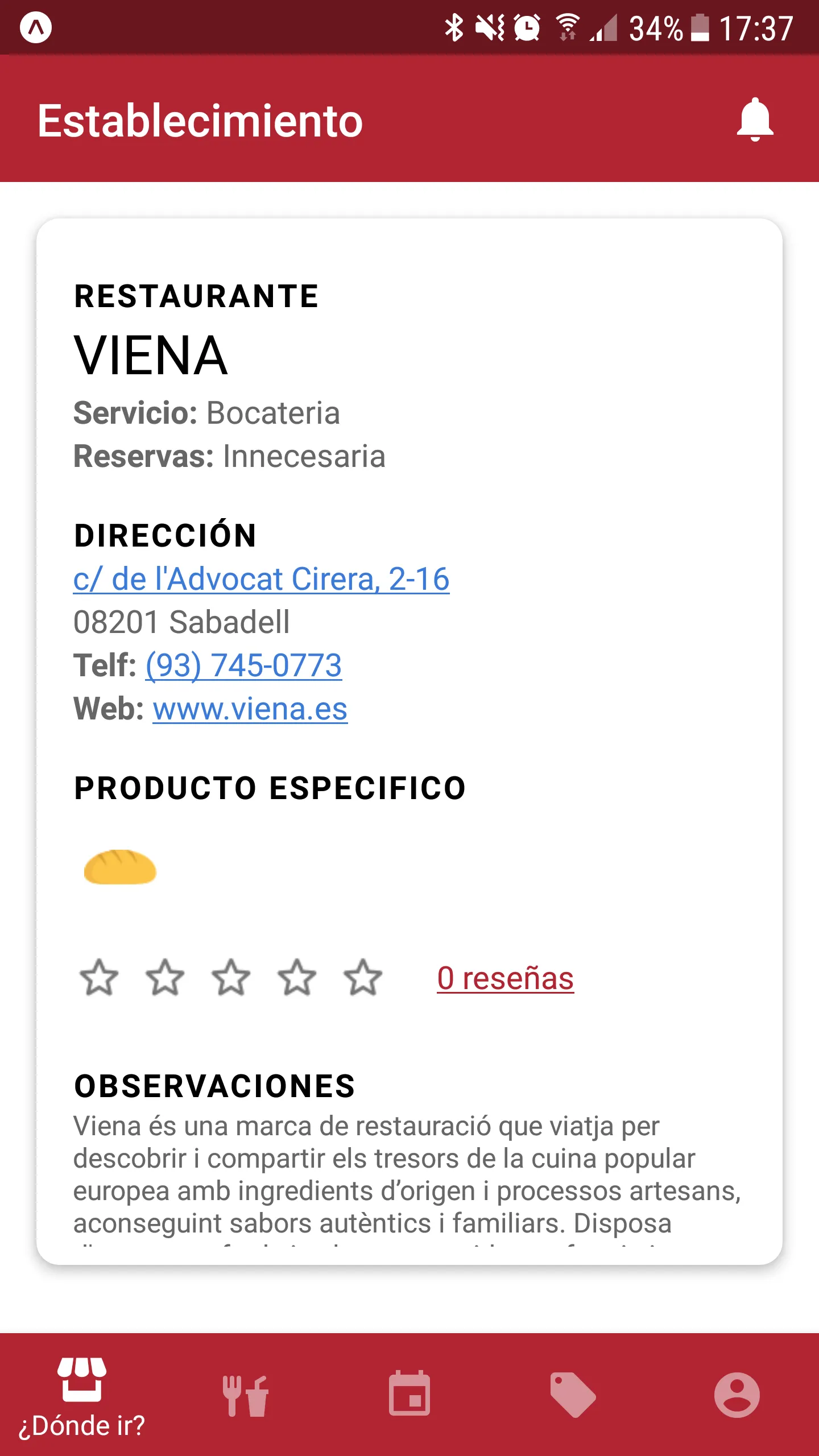 Celiacs de Catalunya | Indus Appstore | Screenshot