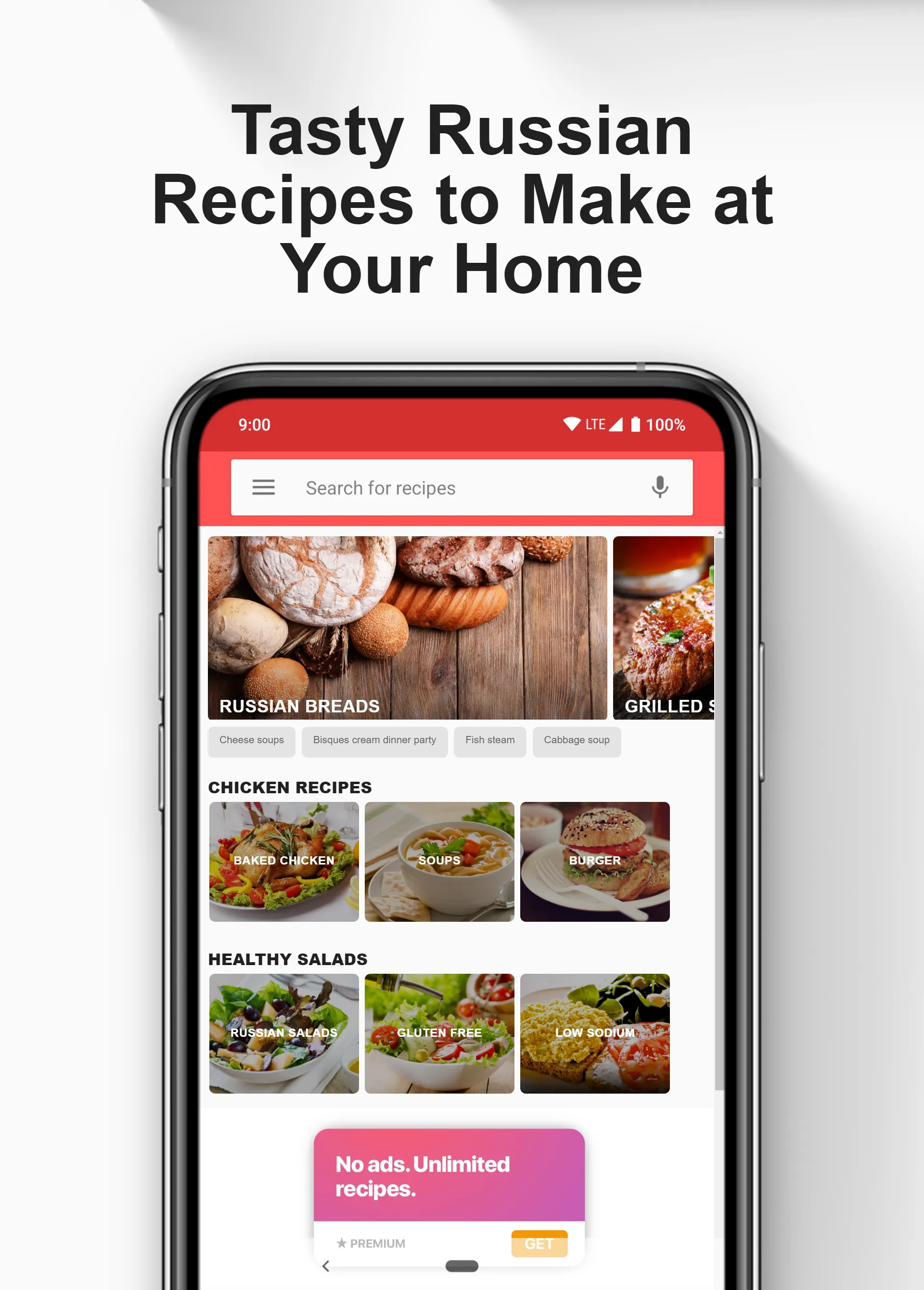 Russian food recipes | Indus Appstore | Screenshot