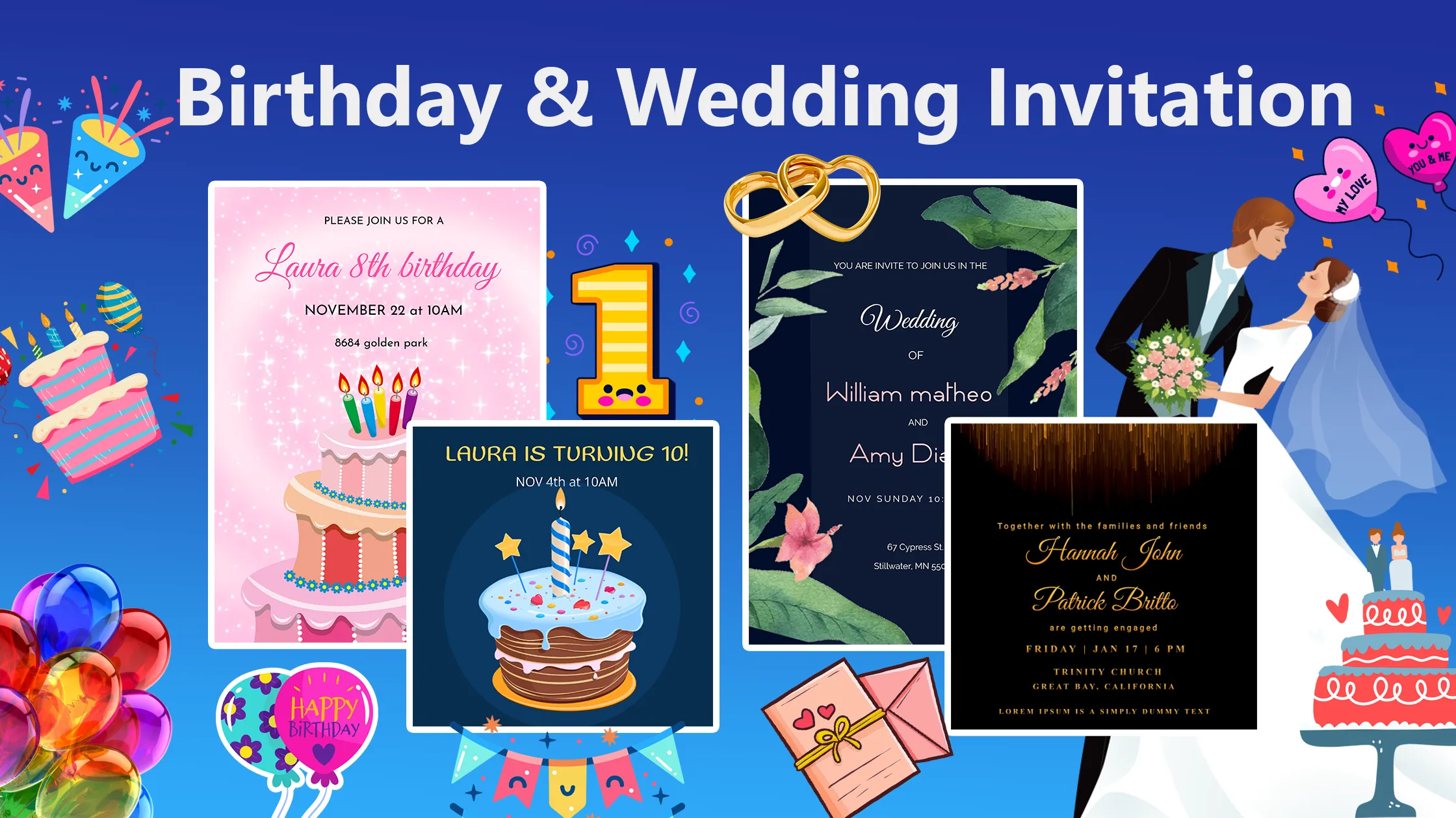 Invitation card Maker, Design | Indus Appstore | Screenshot