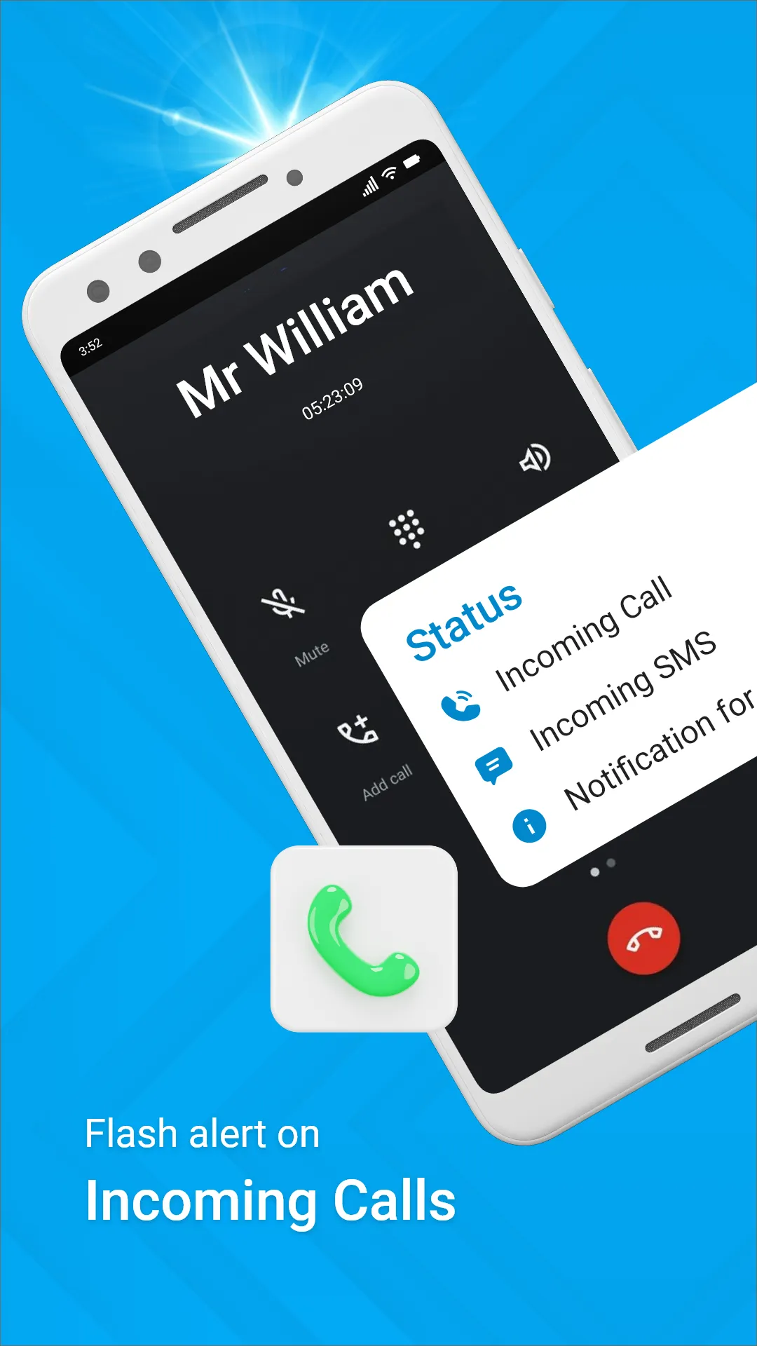 Flash Alert : Call and Sms | Indus Appstore | Screenshot
