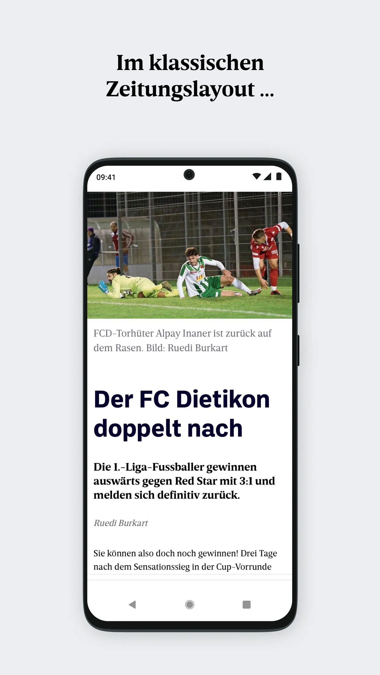 Limmattaler Zeitung E-Paper | Indus Appstore | Screenshot