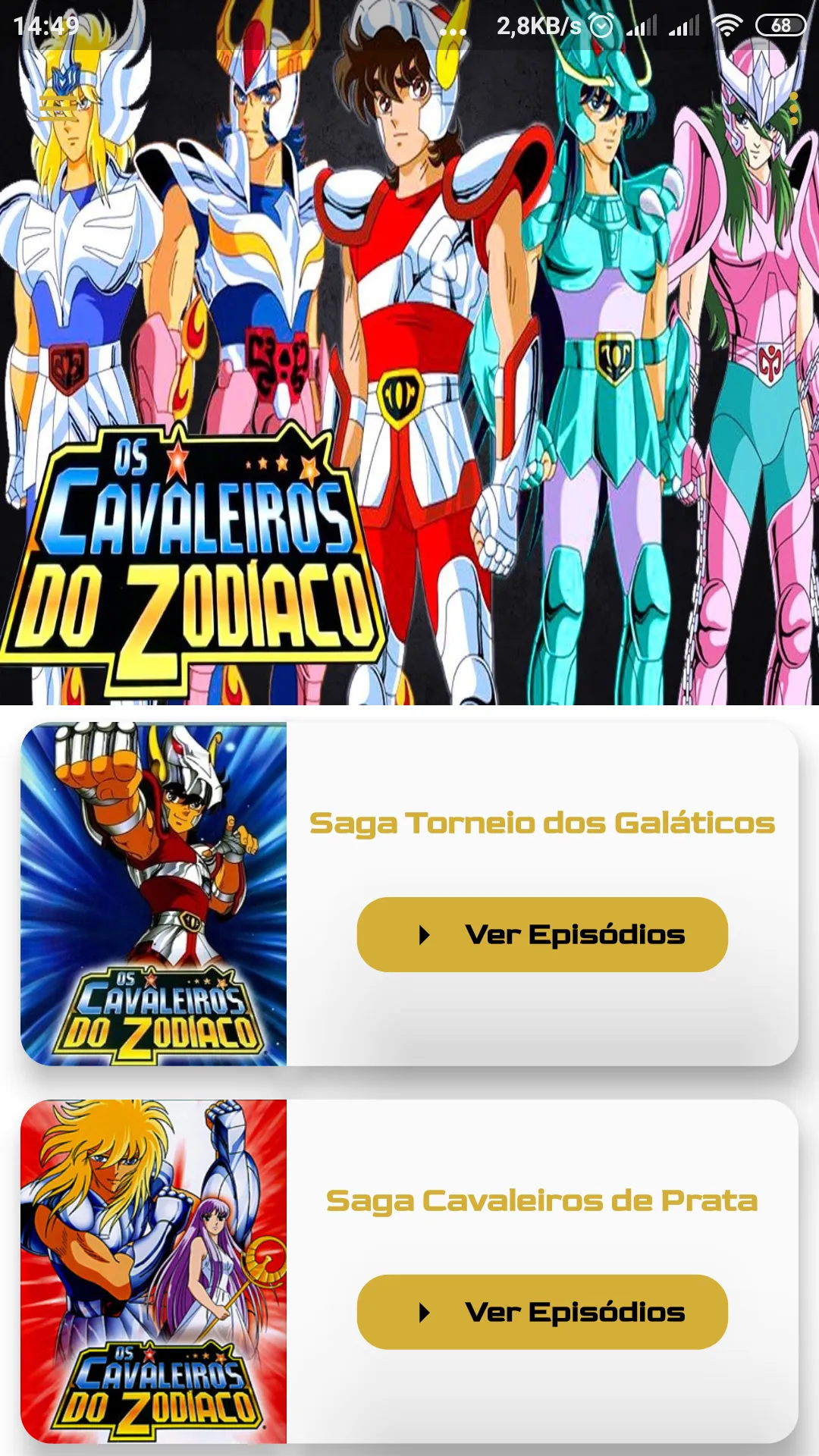 Os Cavaleiros do Zodíaco | Indus Appstore | Screenshot