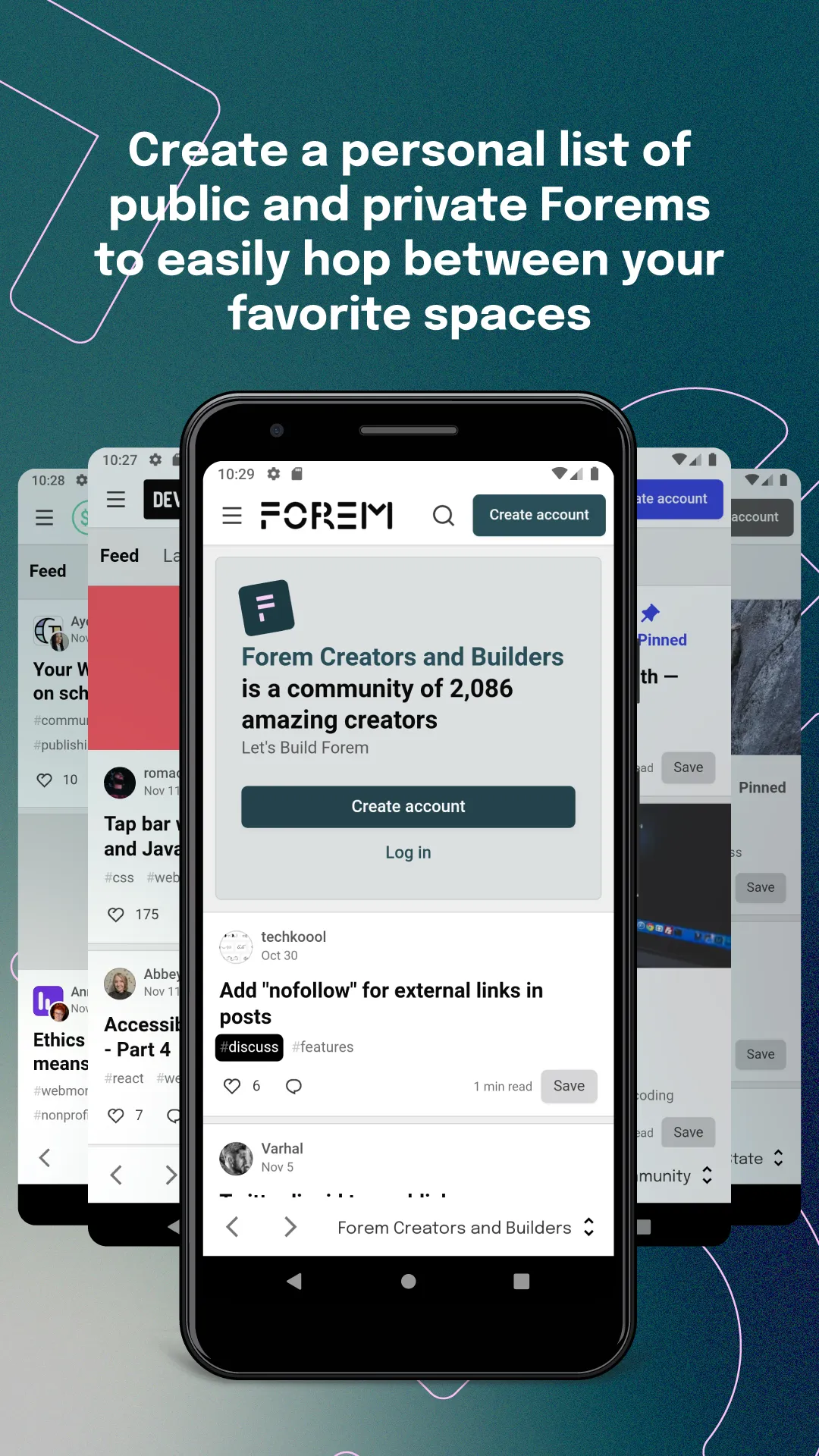 Forem | Indus Appstore | Screenshot