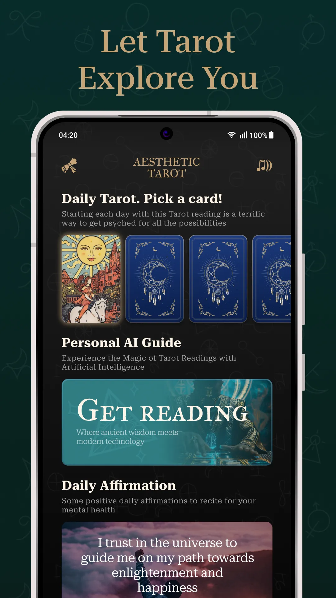 AI Daily Tarot Reading | Indus Appstore | Screenshot