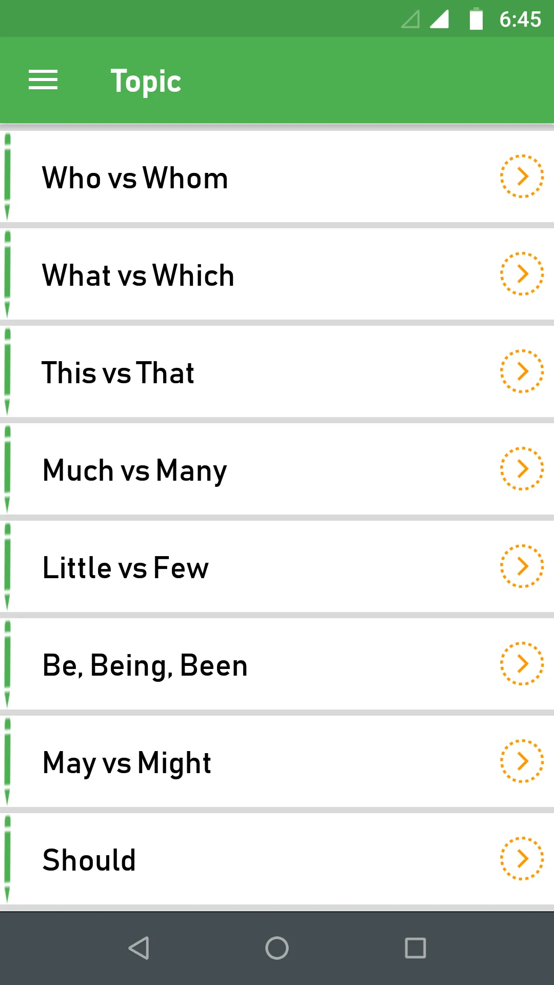 English Grammar Advanced | Indus Appstore | Screenshot