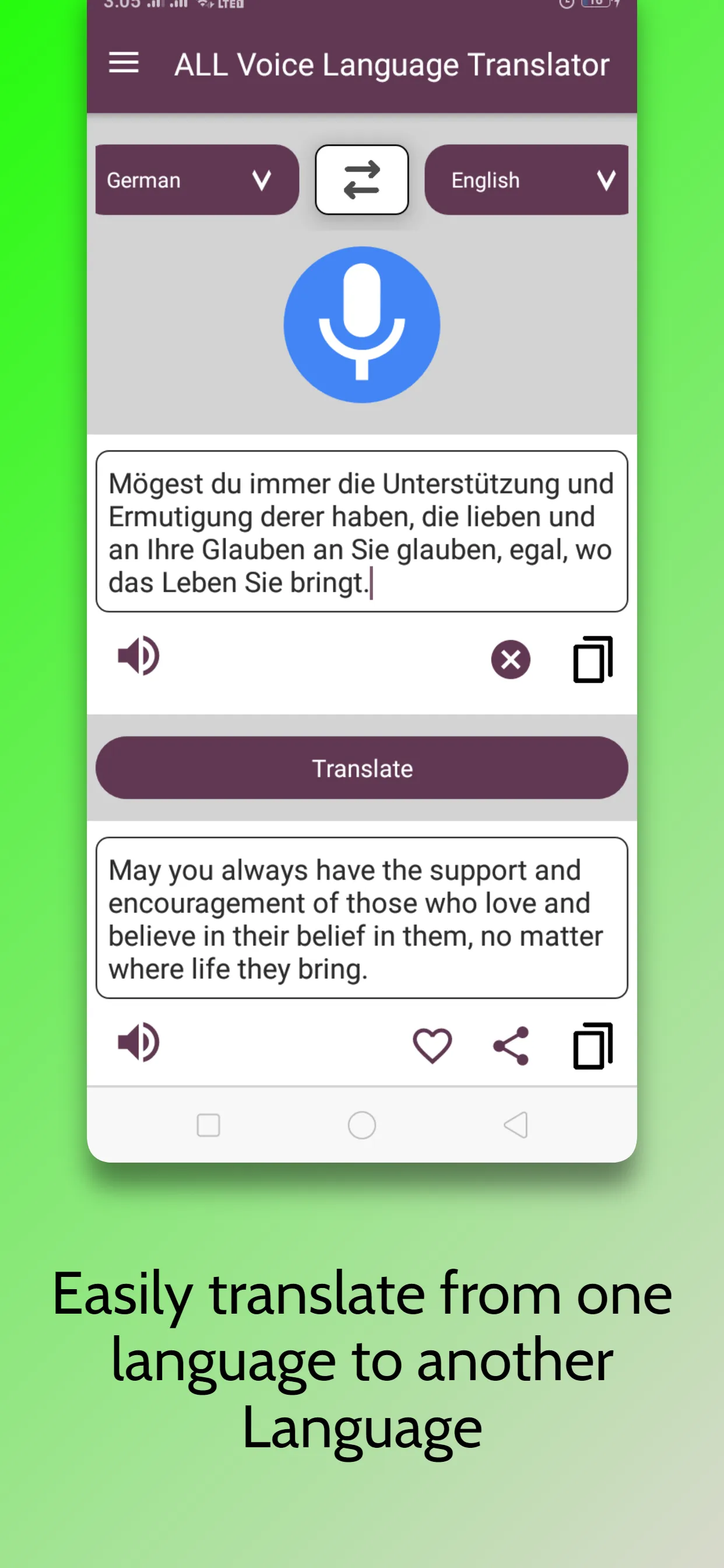 ALL Voice Language Translator | Indus Appstore | Screenshot