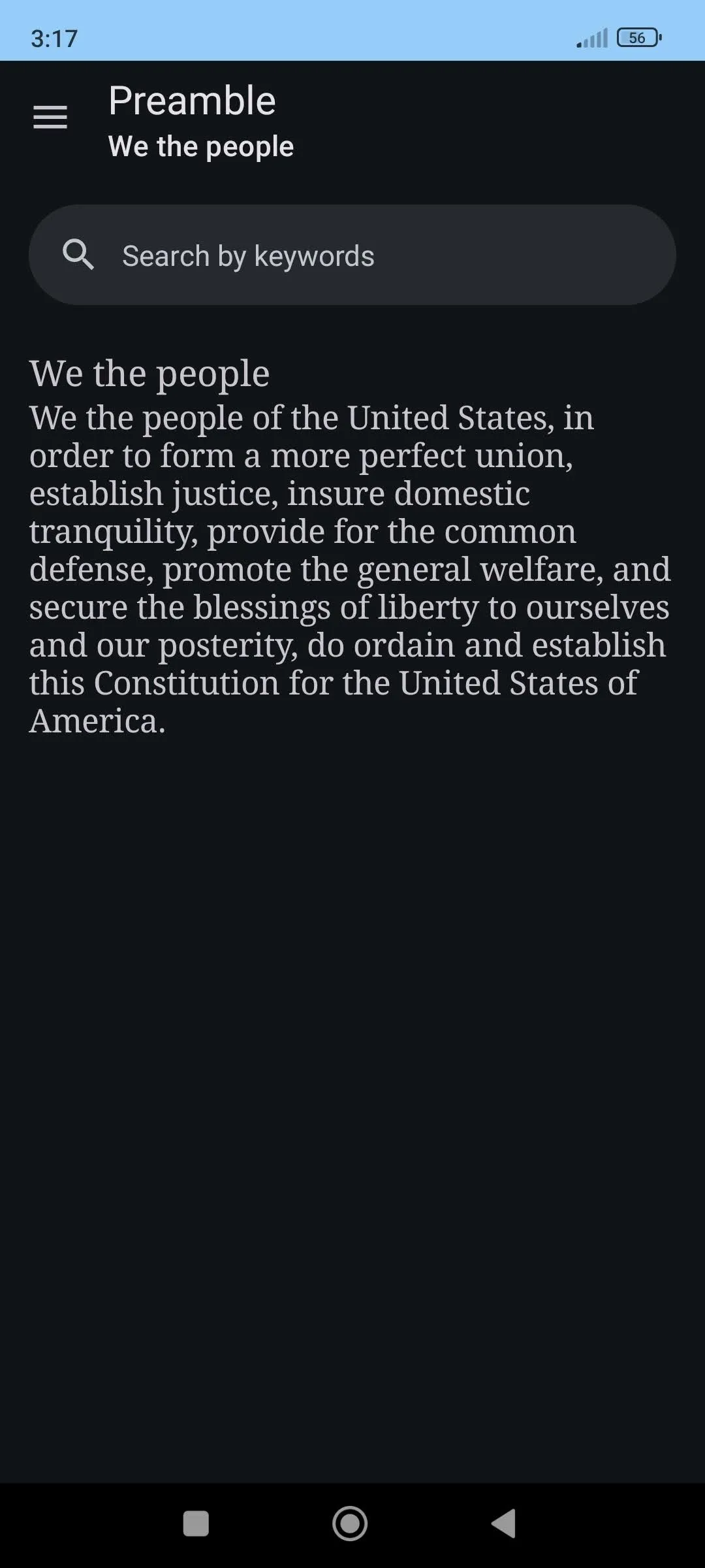 US Constitution | Indus Appstore | Screenshot