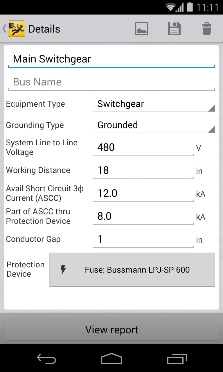 Arc Flash Calculator Labeling | Indus Appstore | Screenshot