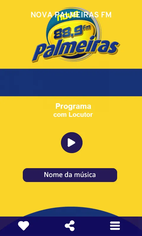 NOVA PALMEIRAS FM | Indus Appstore | Screenshot