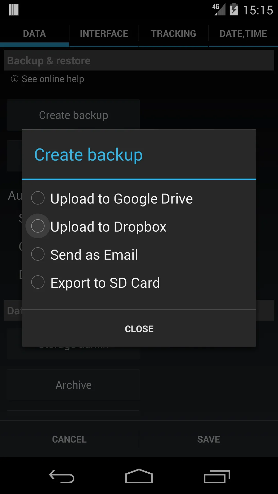 DynamicG Dropbox Plugin | Indus Appstore | Screenshot