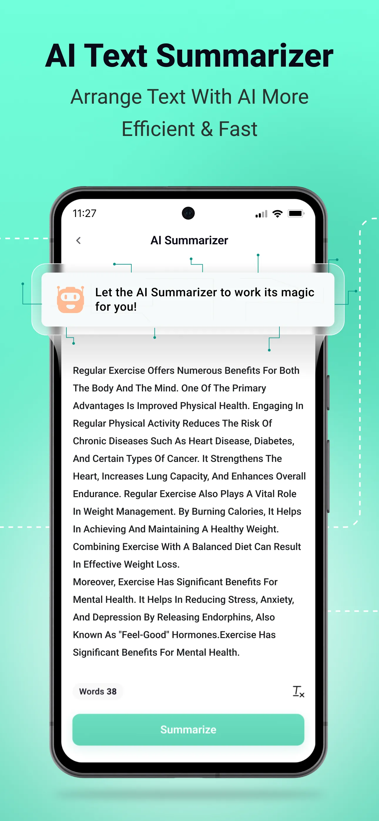 Text Summarizer – Auto Summary | Indus Appstore | Screenshot