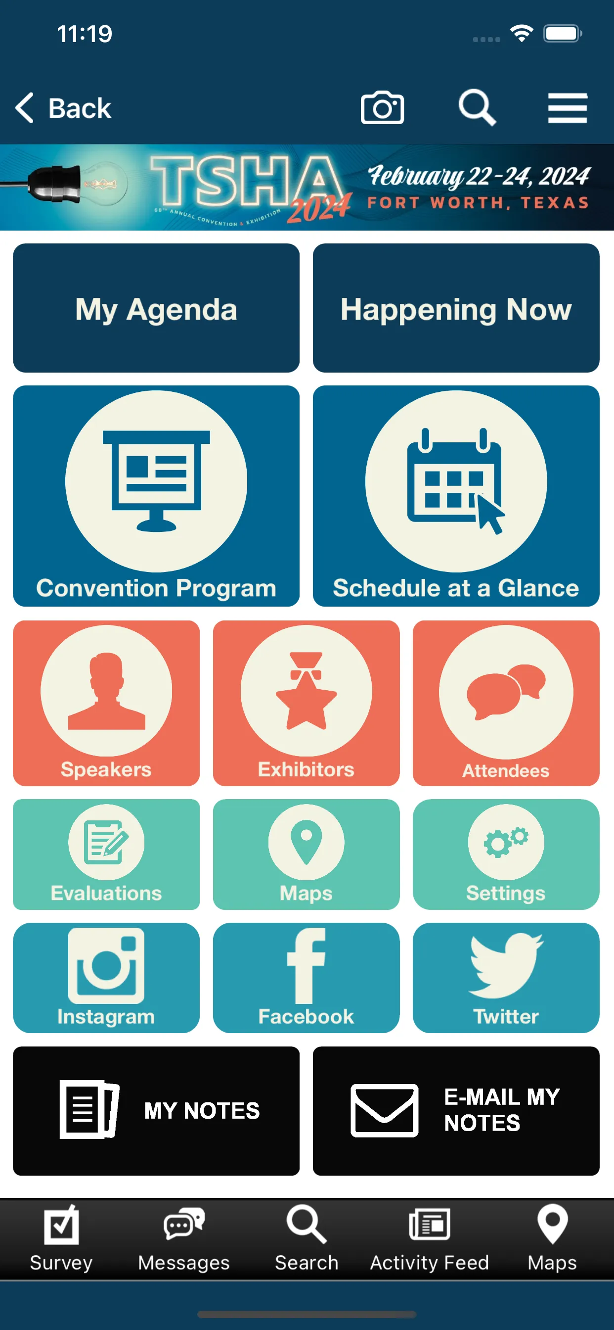 TSHA Annual Conventions | Indus Appstore | Screenshot