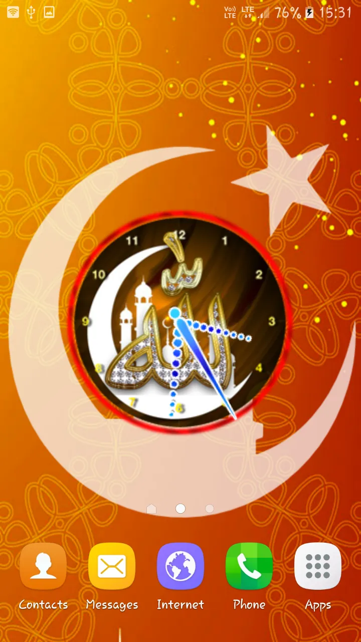 Allah Clock Live Wallpaper | Indus Appstore | Screenshot