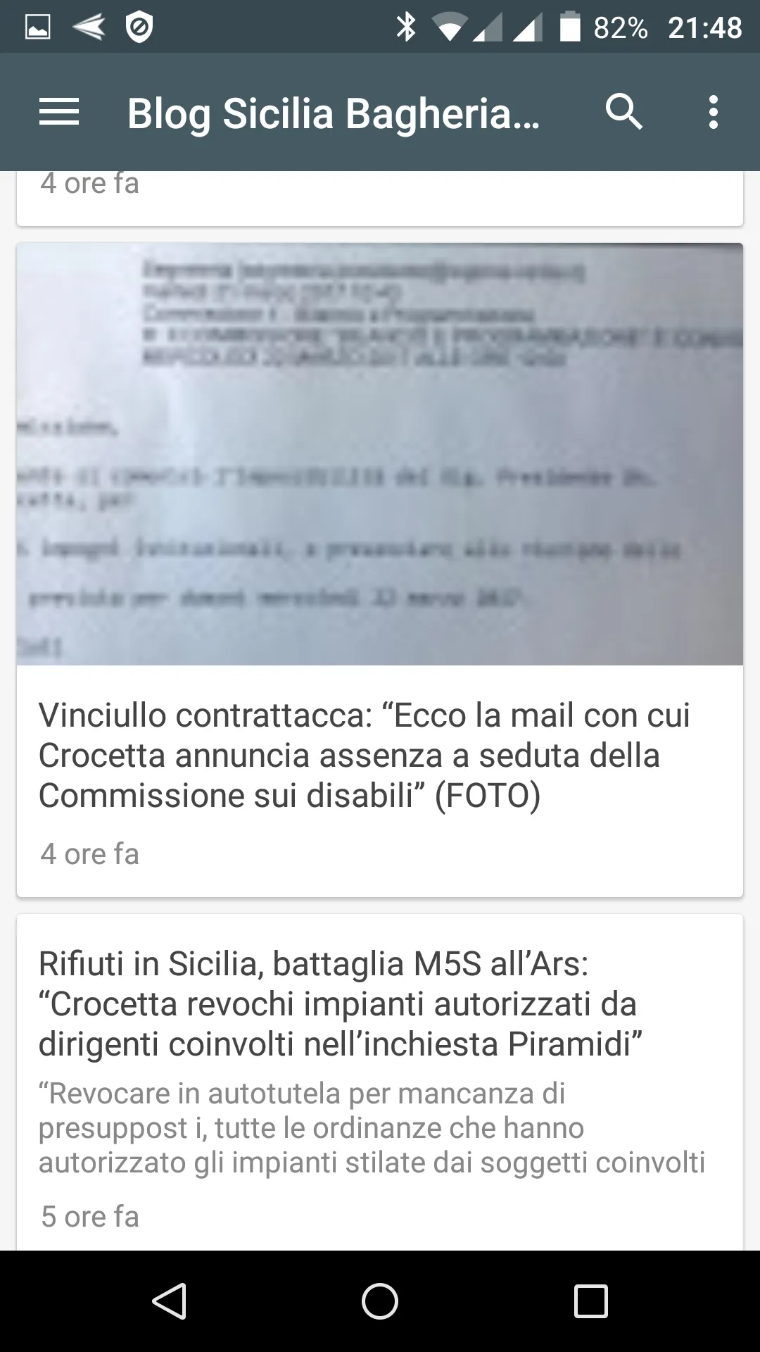 Bagheria notizie locali | Indus Appstore | Screenshot