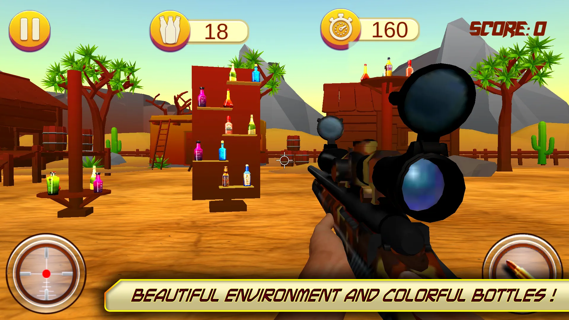 Bottle Shoot – Bottle Shooting | Indus Appstore | Screenshot