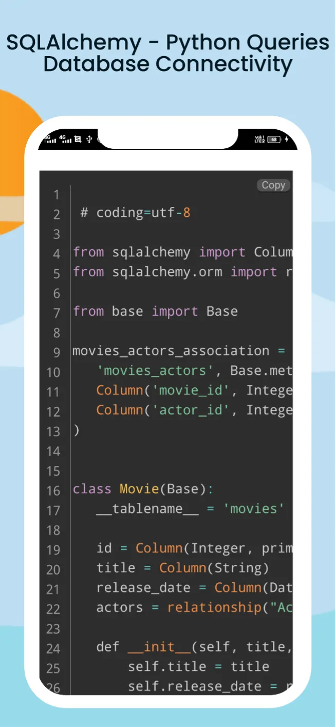 Learn SQLAlchemy- Python Query | Indus Appstore | Screenshot