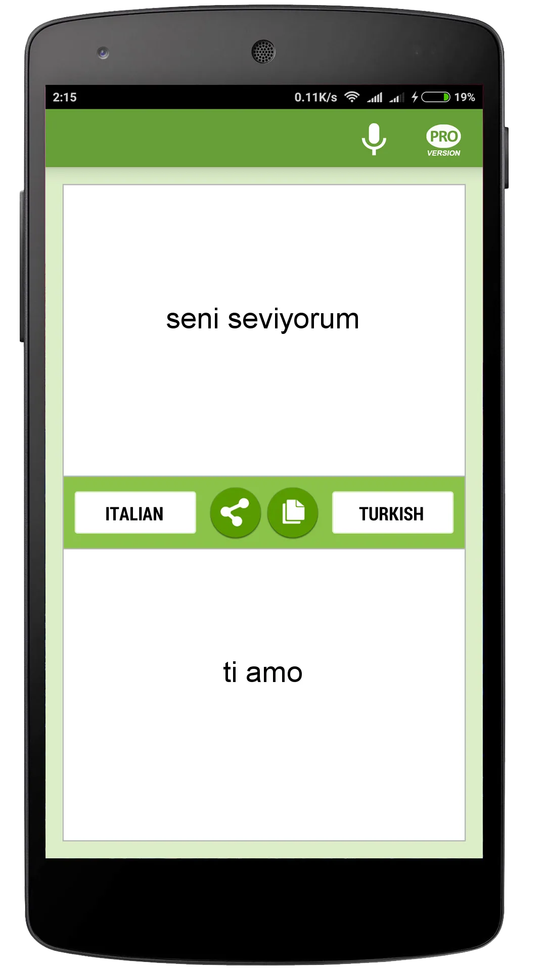 Italiano-turco Traduttore | Indus Appstore | Screenshot