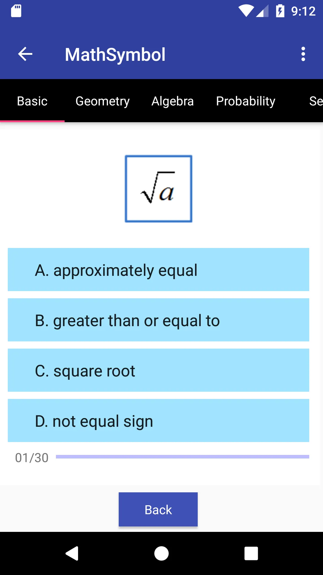 Math Symbol | Indus Appstore | Screenshot