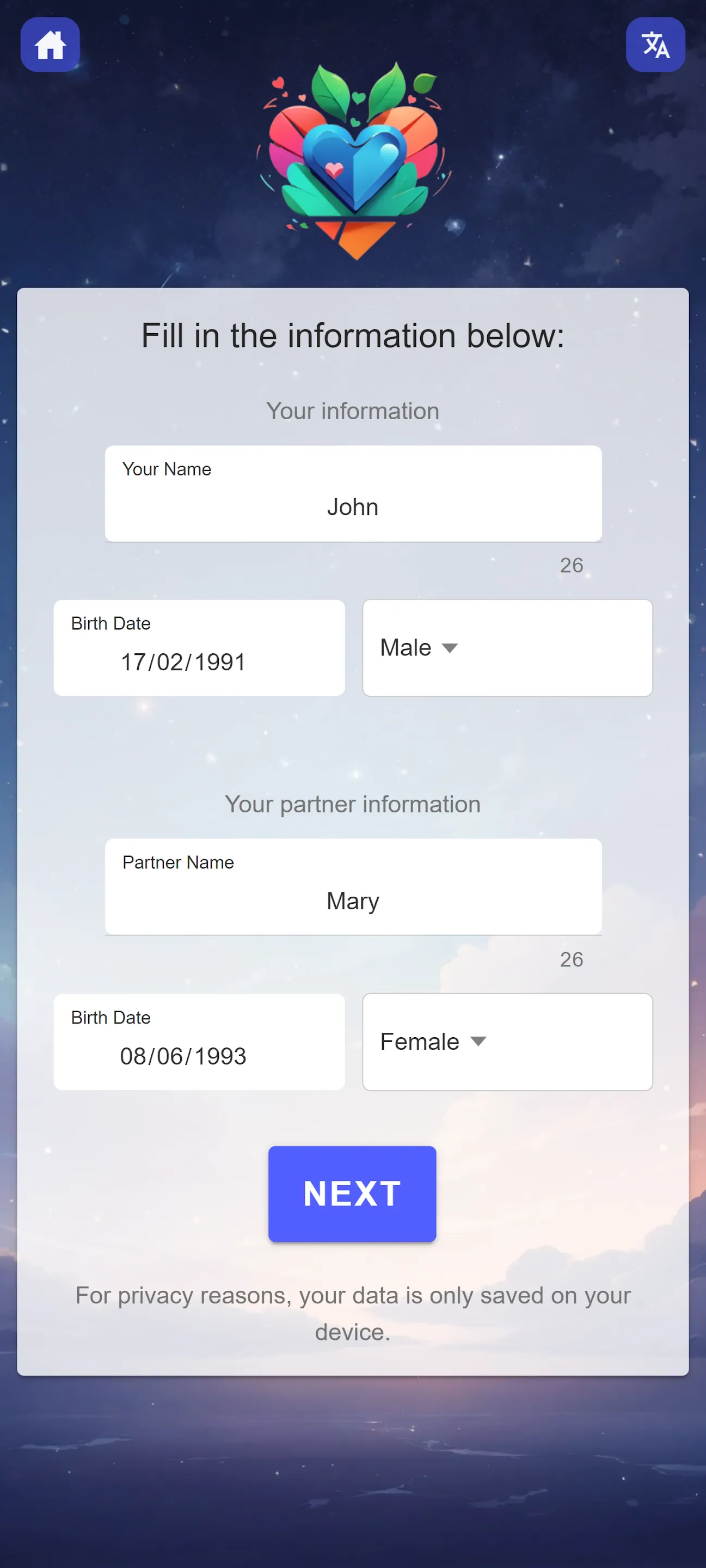 CoupleChemistry | Indus Appstore | Screenshot