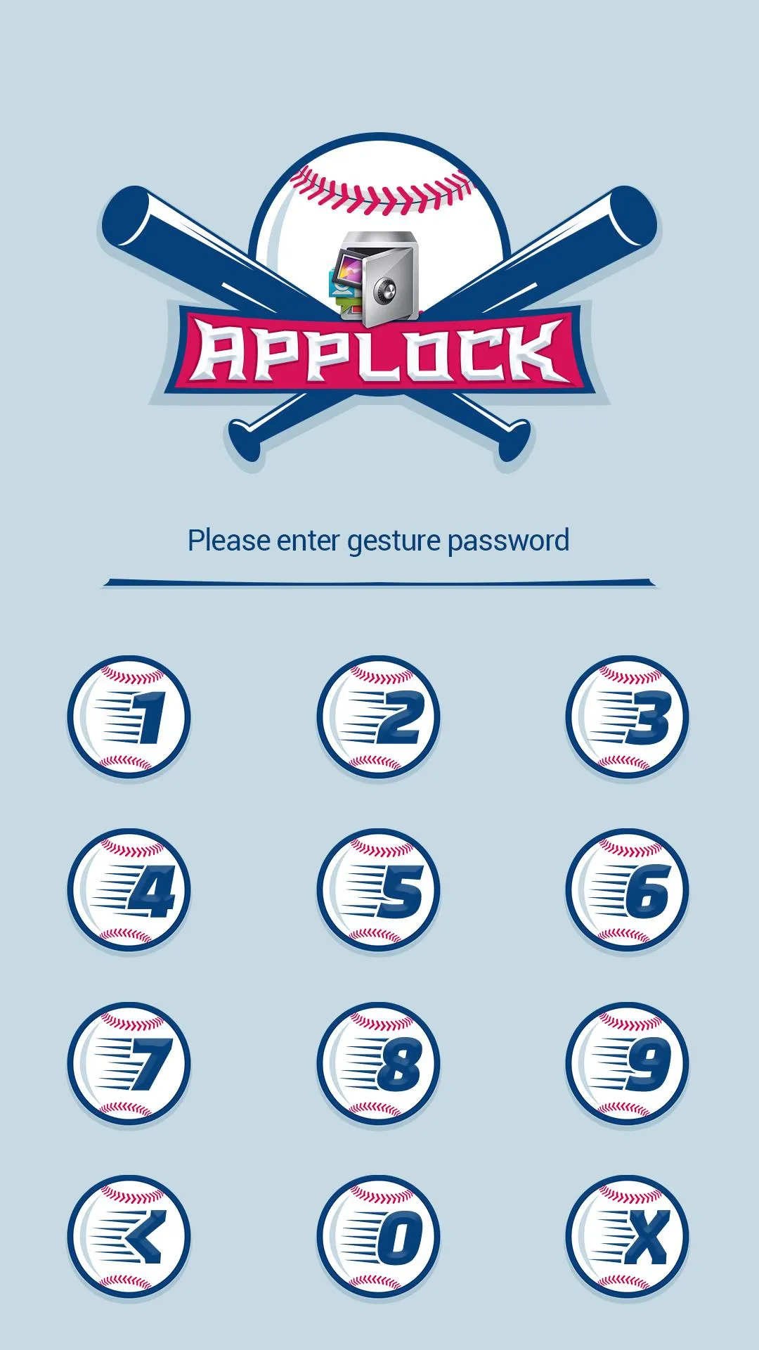 AppLock Theme Baseball | Indus Appstore | Screenshot