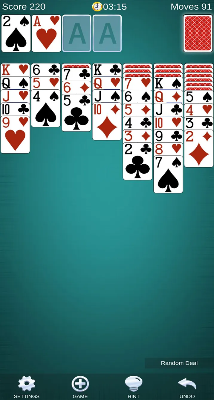 Solitaire - Spider TriPeaks | Indus Appstore | Screenshot