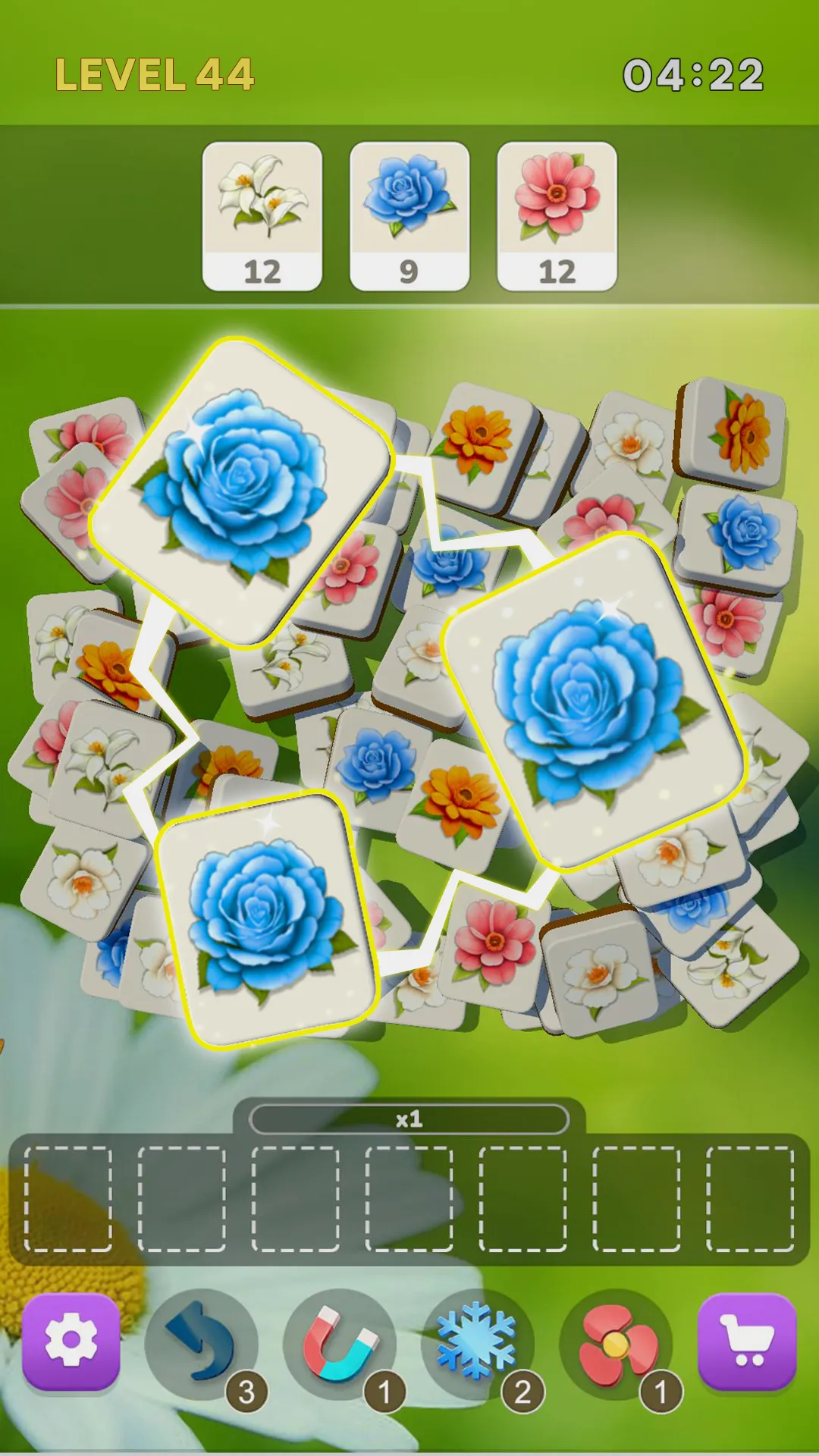 Blossom Tile 3D: Triple Match | Indus Appstore | Screenshot