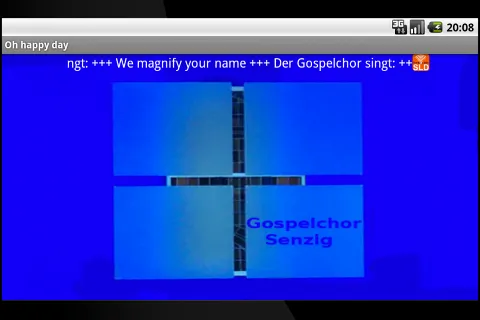 Gospelchor - Oh happy day | Indus Appstore | Screenshot