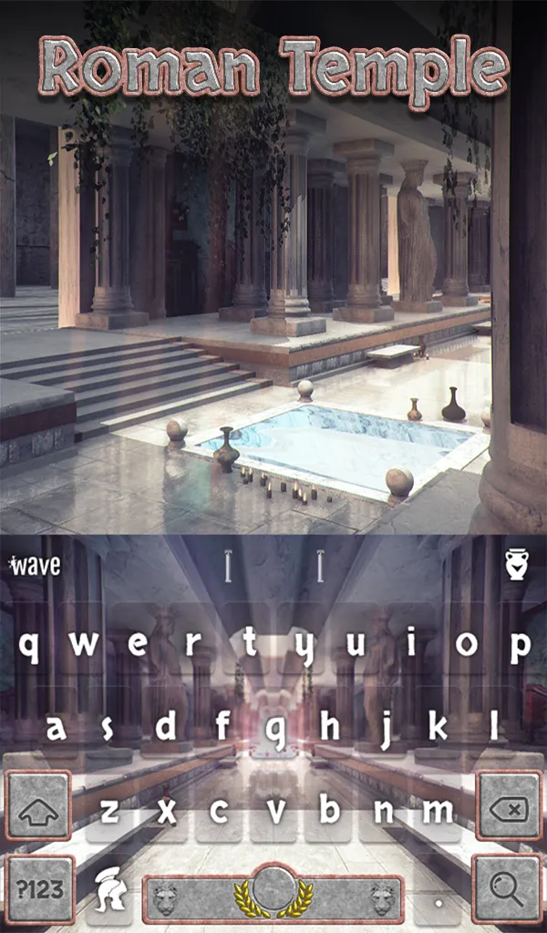 Roman Temple Animated Keyboard | Indus Appstore | Screenshot