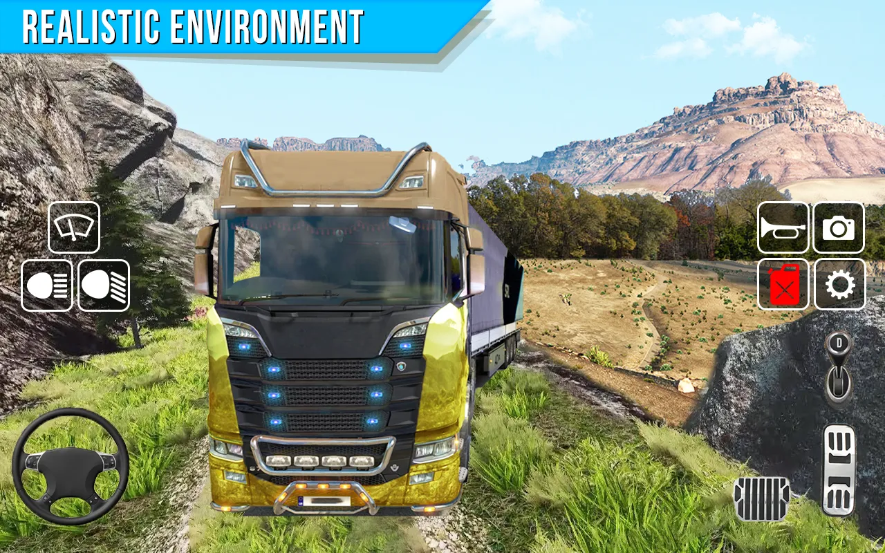 Offroad 4X4 Cargo Truck Driver | Indus Appstore | Screenshot