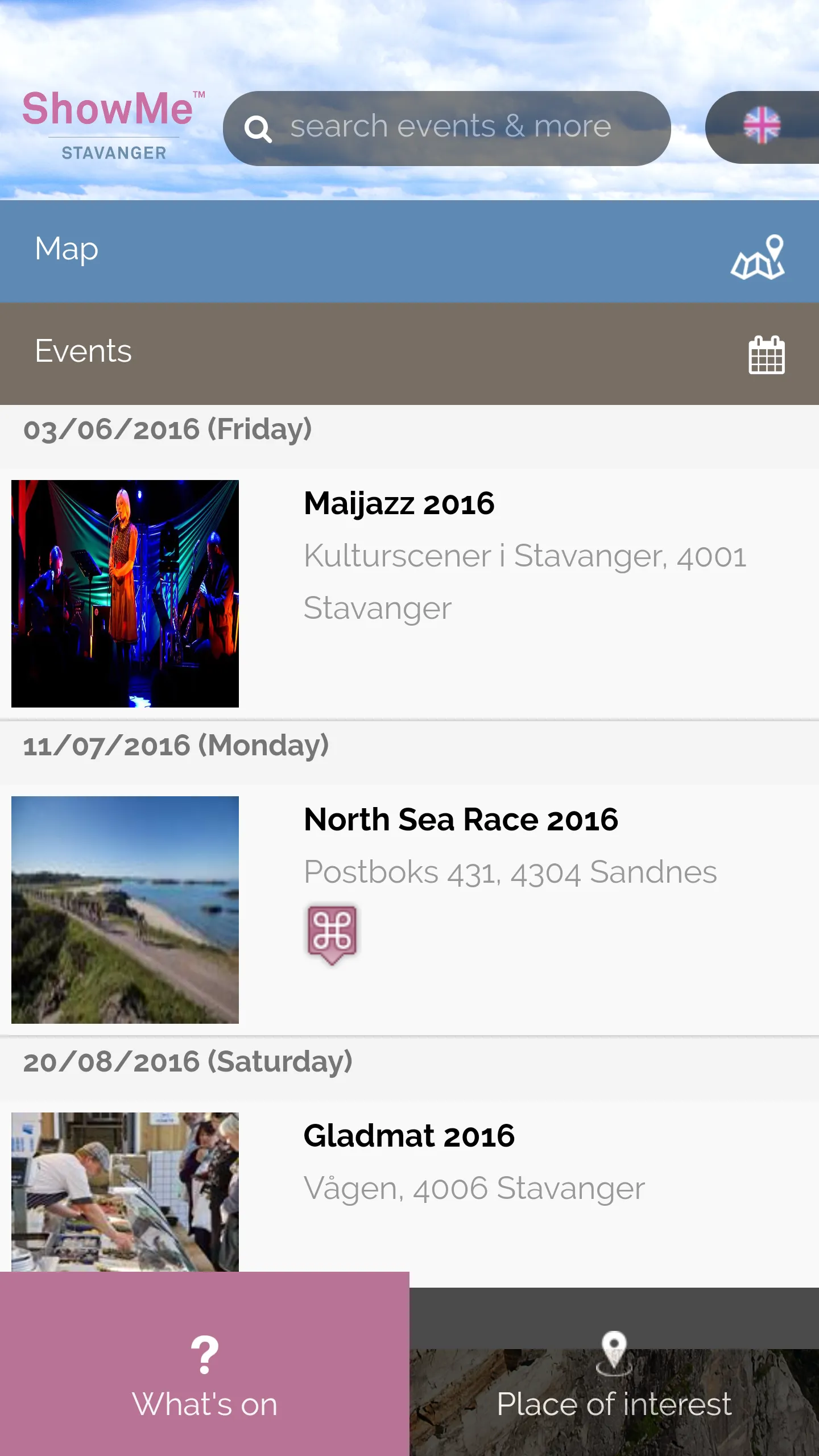 ShowMe Stavanger | Indus Appstore | Screenshot