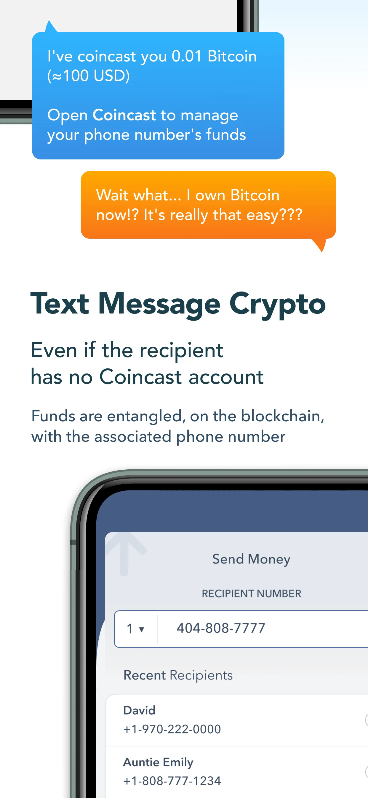 Coincast — Send Crypto | Indus Appstore | Screenshot