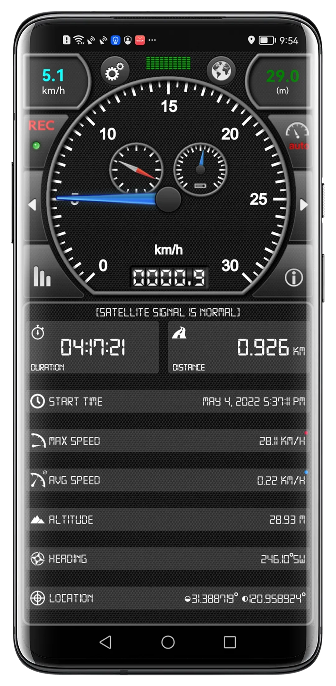 GPS Speed | Indus Appstore | Screenshot