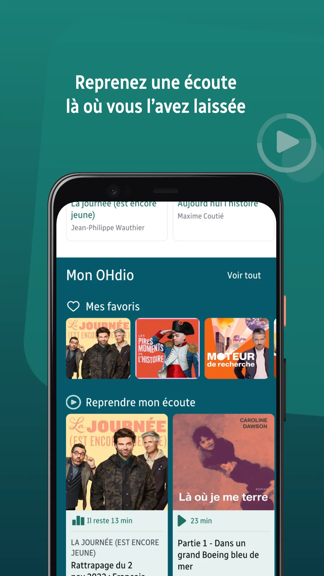 Radio-Canada OHdio | Indus Appstore | Screenshot