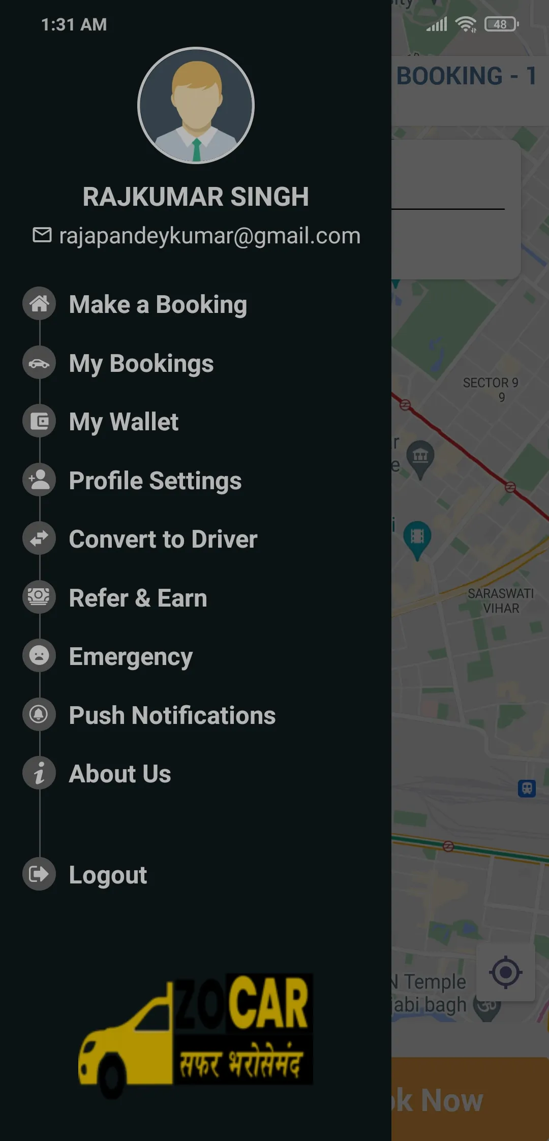 Zocar Taxi | Indus Appstore | Screenshot