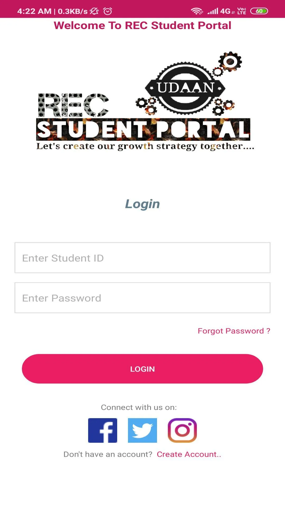 REC Student Portal | Indus Appstore | Screenshot