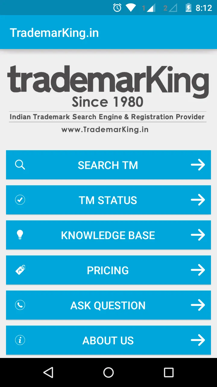 Indian Trademark Search Engine | Indus Appstore | Screenshot