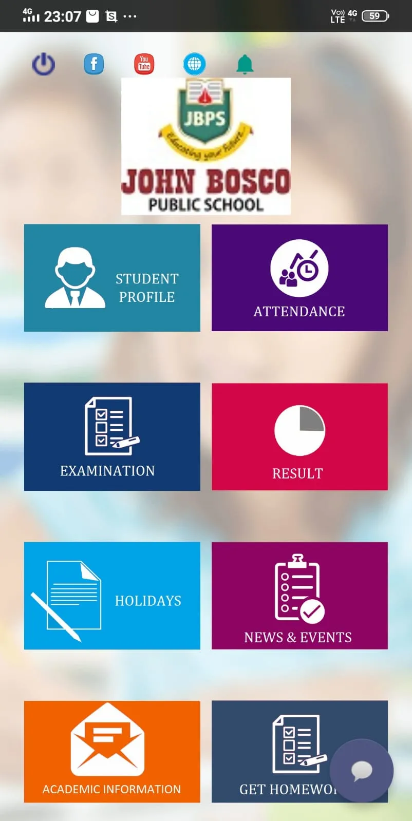 John Bosco School, Bhopal | Indus Appstore | Screenshot