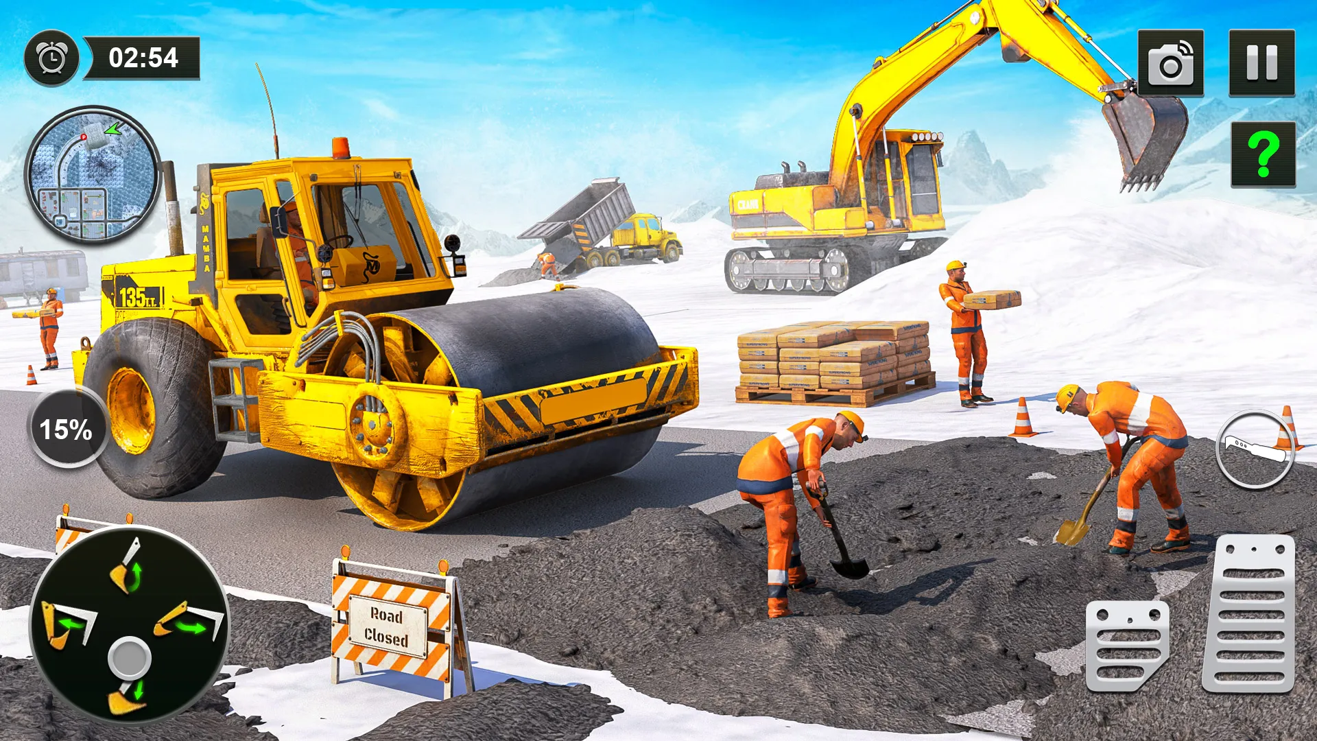 Snow Offroad Construction Game | Indus Appstore | Screenshot