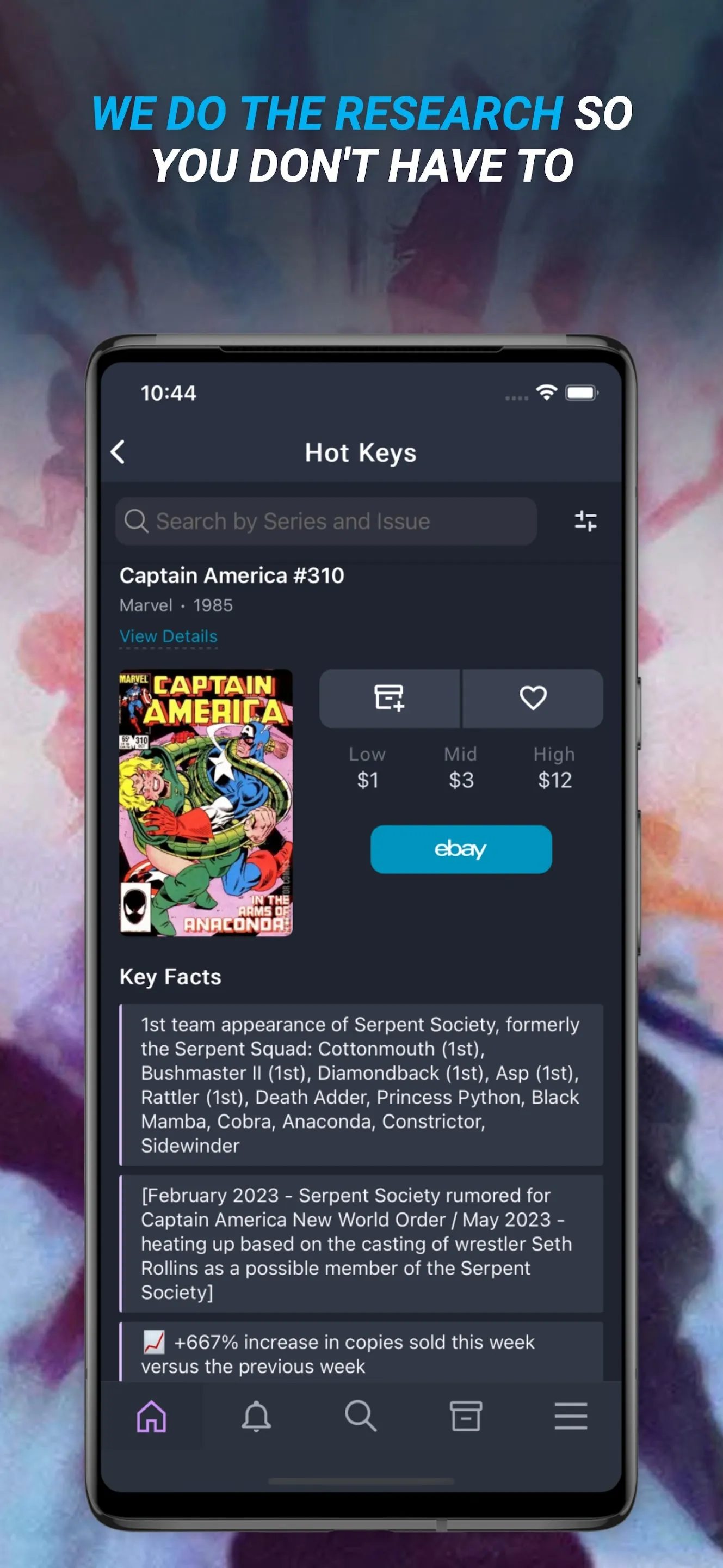 Key Collector Comics | Indus Appstore | Screenshot