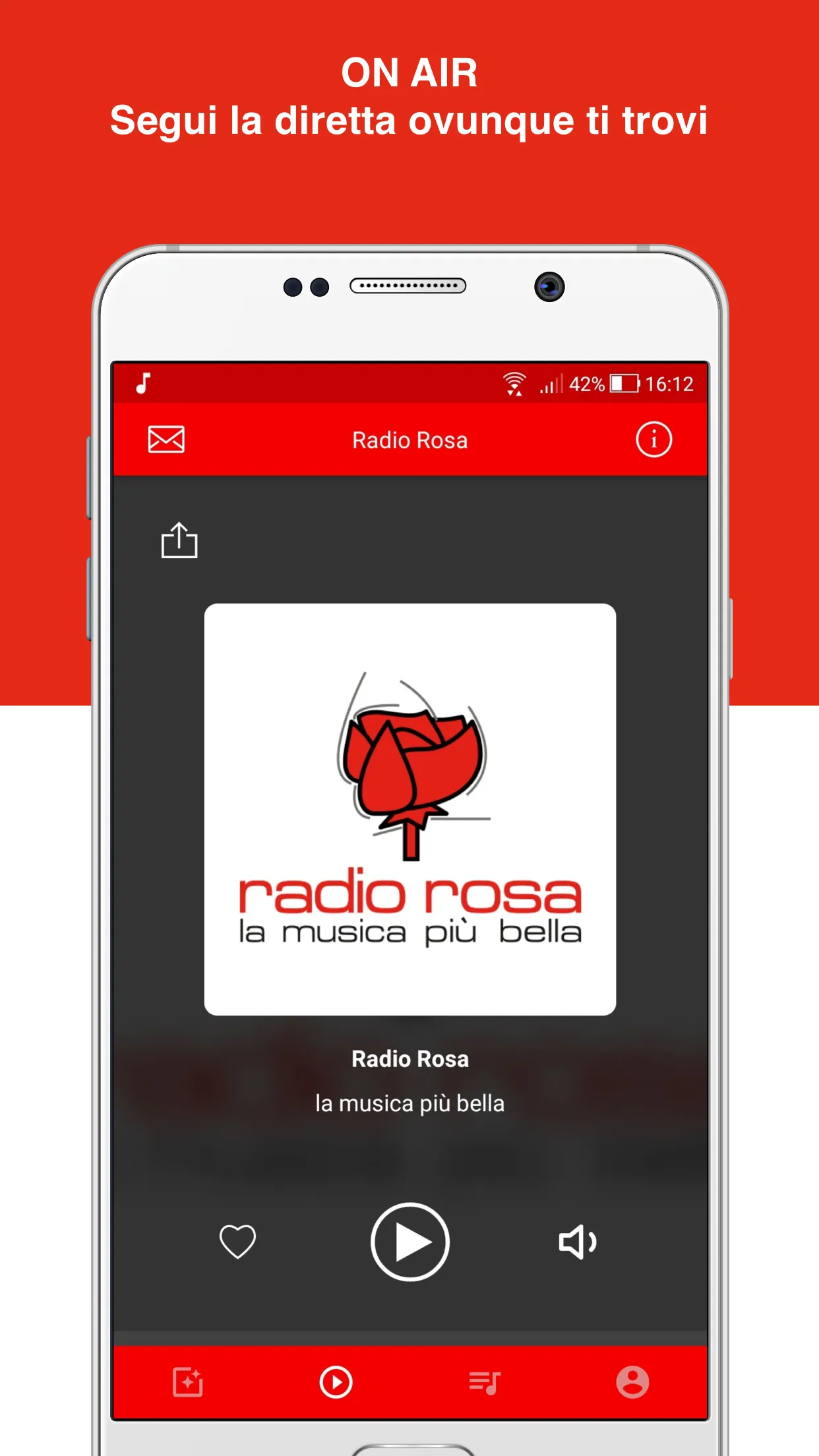 RADIO ROSA | Indus Appstore | Screenshot