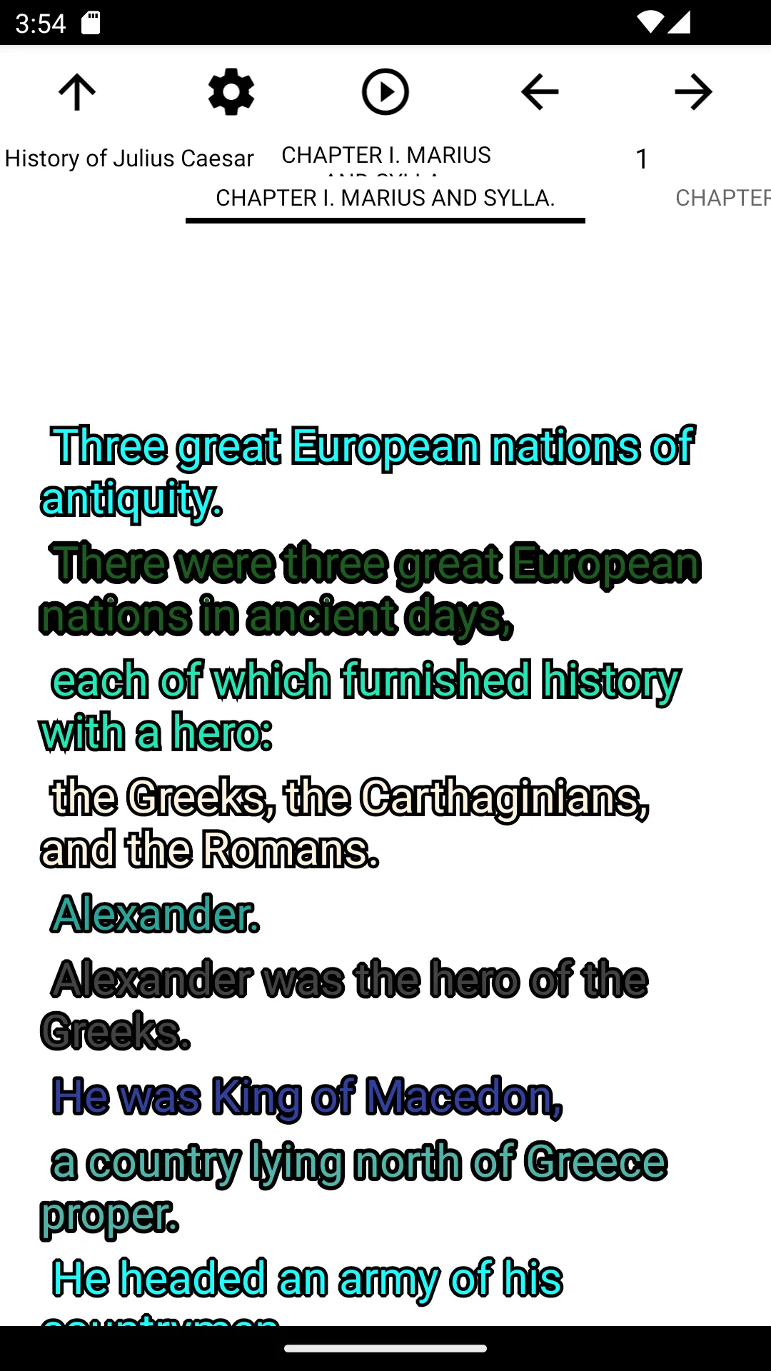 zBook: History of Caesar | Indus Appstore | Screenshot