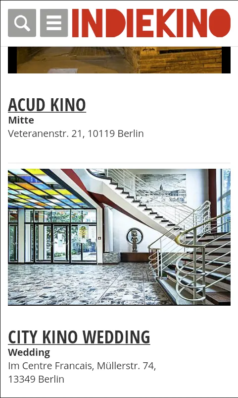 Indiekino Berlin | Indus Appstore | Screenshot