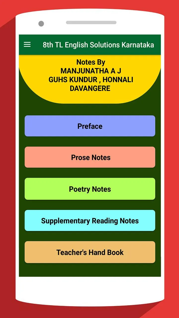 8th English Solutions (TL) Kar | Indus Appstore | Screenshot