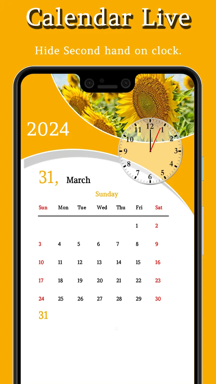 Calendar Live : Live Wallpaper | Indus Appstore | Screenshot