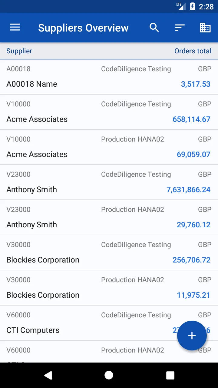 Purchasing in SAP Business One | Indus Appstore | Screenshot