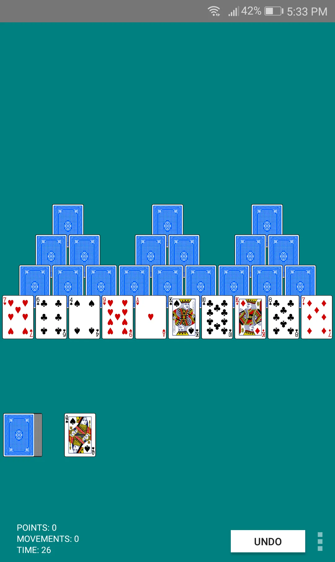 Tri Peaks Solitaire | Indus Appstore | Screenshot