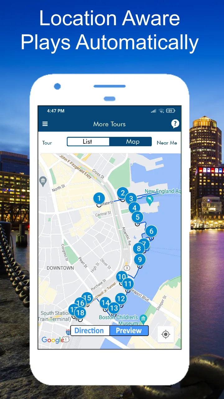 Boston Harborwalk Tour Guide | Indus Appstore | Screenshot